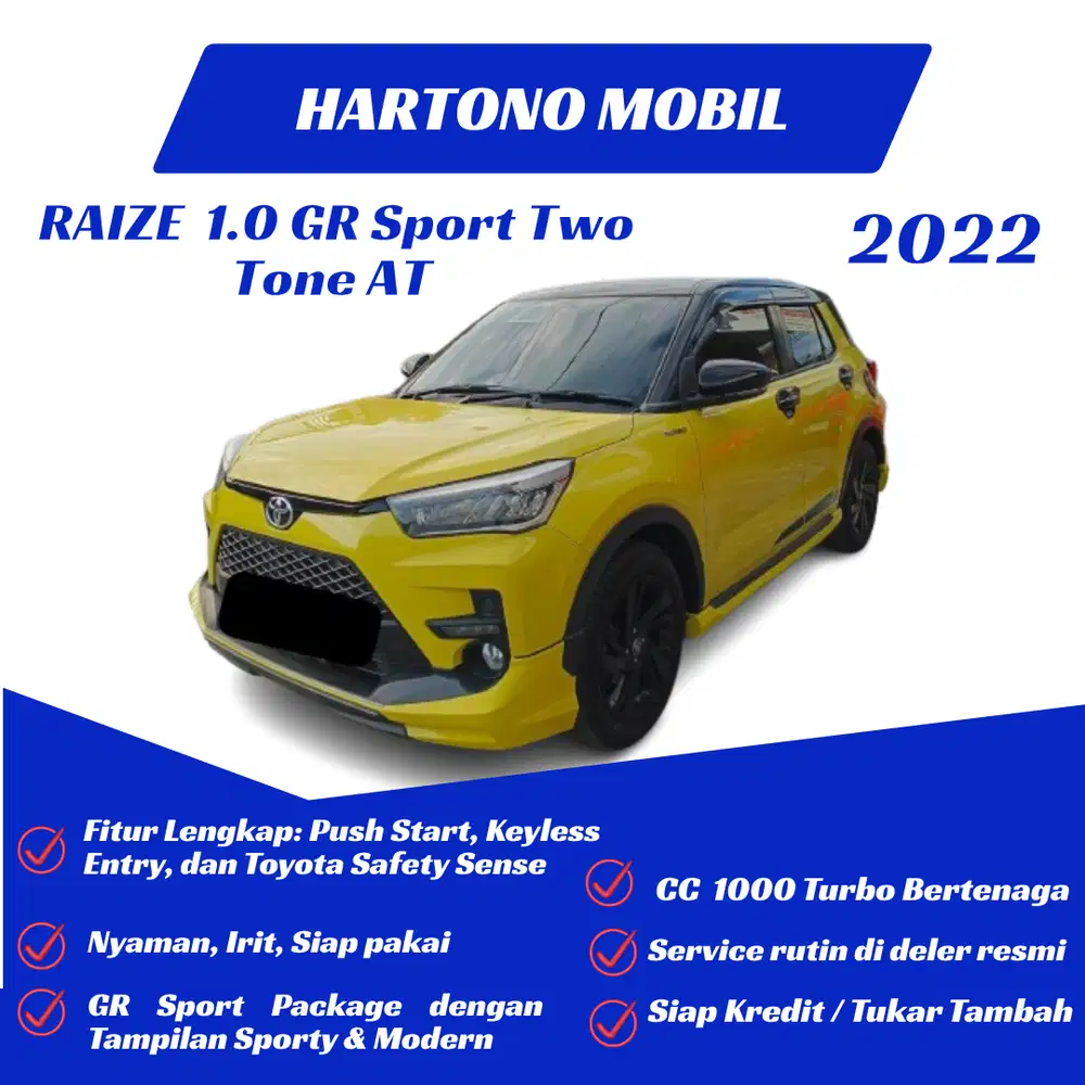Raize 1.0 GR Turbo Two tone color 2022