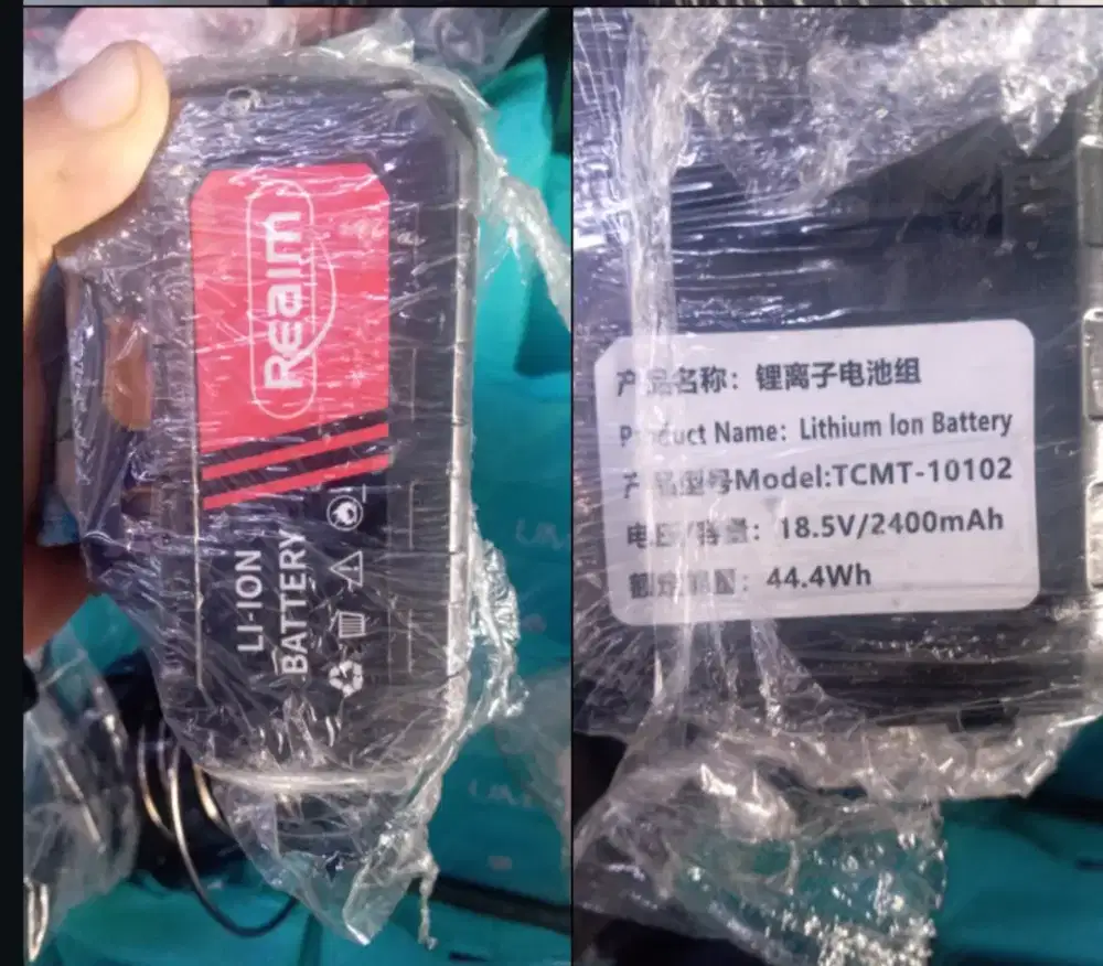 Batre bor 18,5v 2400mAh 44,4Wh