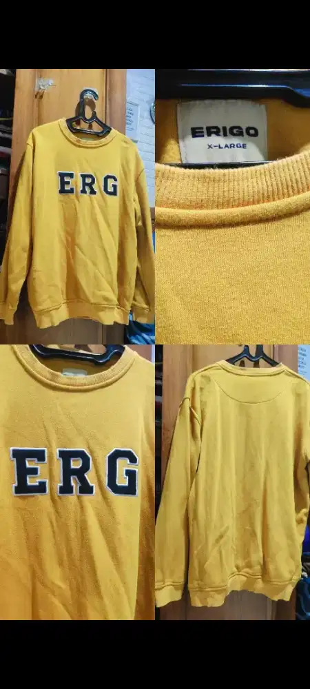 Sweater kaos kuning