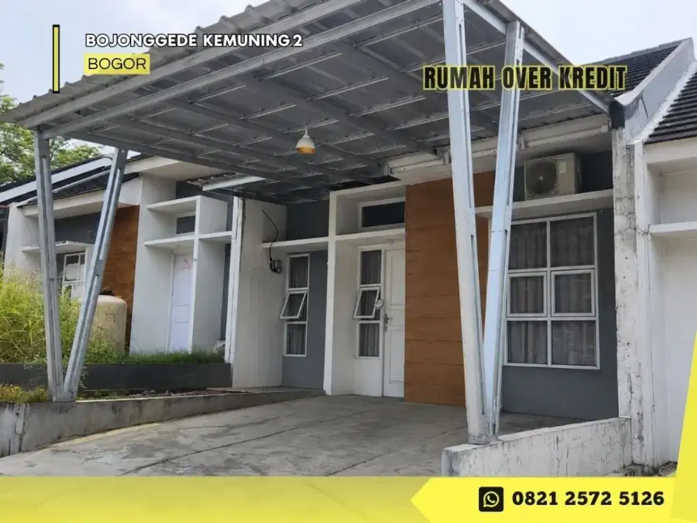 Rumah Over Kredit 69JT dkt Stasiun KA di Cimanggis Bojonggede Bogor