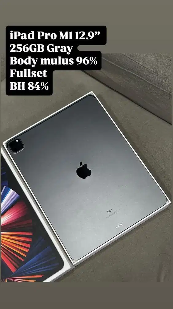 iPad Pro M1 12.9” 256GB Wifi only Gray