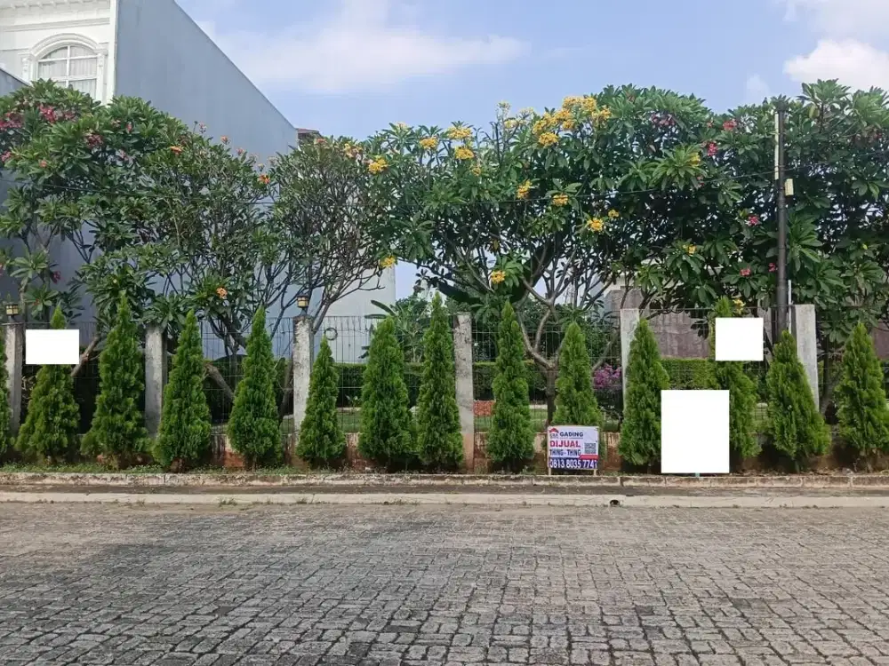Ss.3808 - Murah !! Dijual Kavling Siap Pakai Luas 382 Jalan 3 Mobil di Villa Permata Gading Hadap Barat