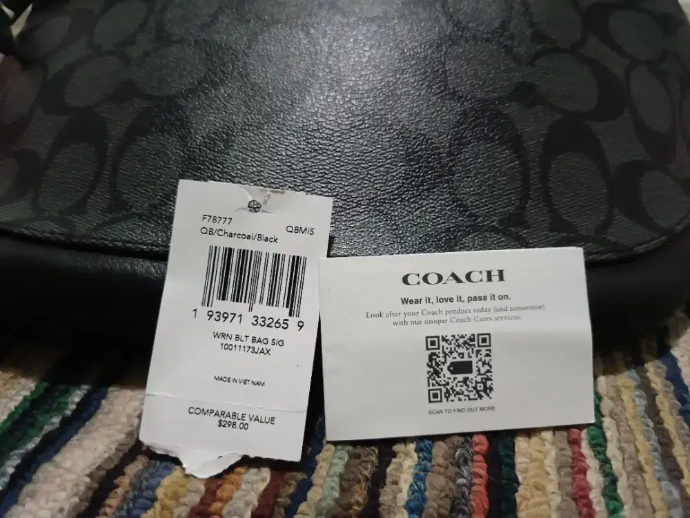 Coach warren belt