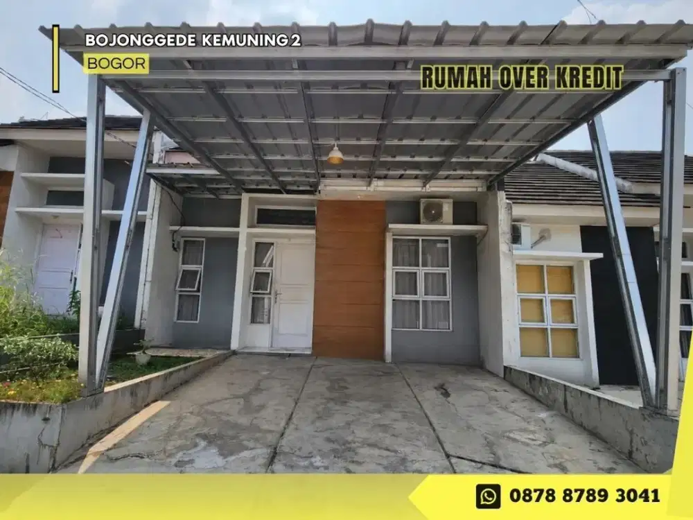 Jual Over Kredit Rumah dkt Tol 69JT di Cimanggis Bojonggede Bogor