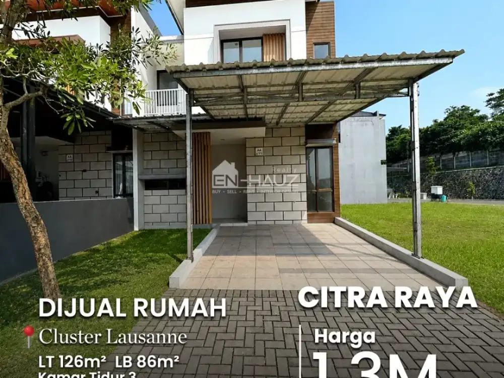 (TR) DIJUAL RUMAH CLUSTER LAUSANNE, CITRA RAYA