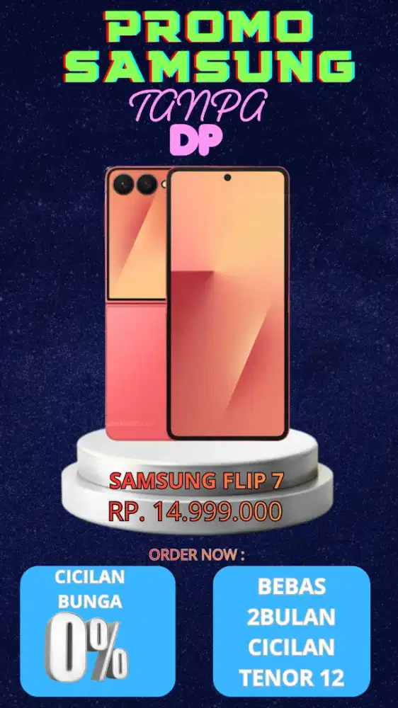Samsung Zflip 7 kredit murah
