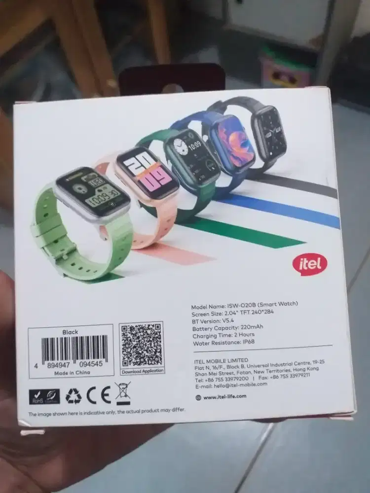 Smart watch itel isw fit O20 black