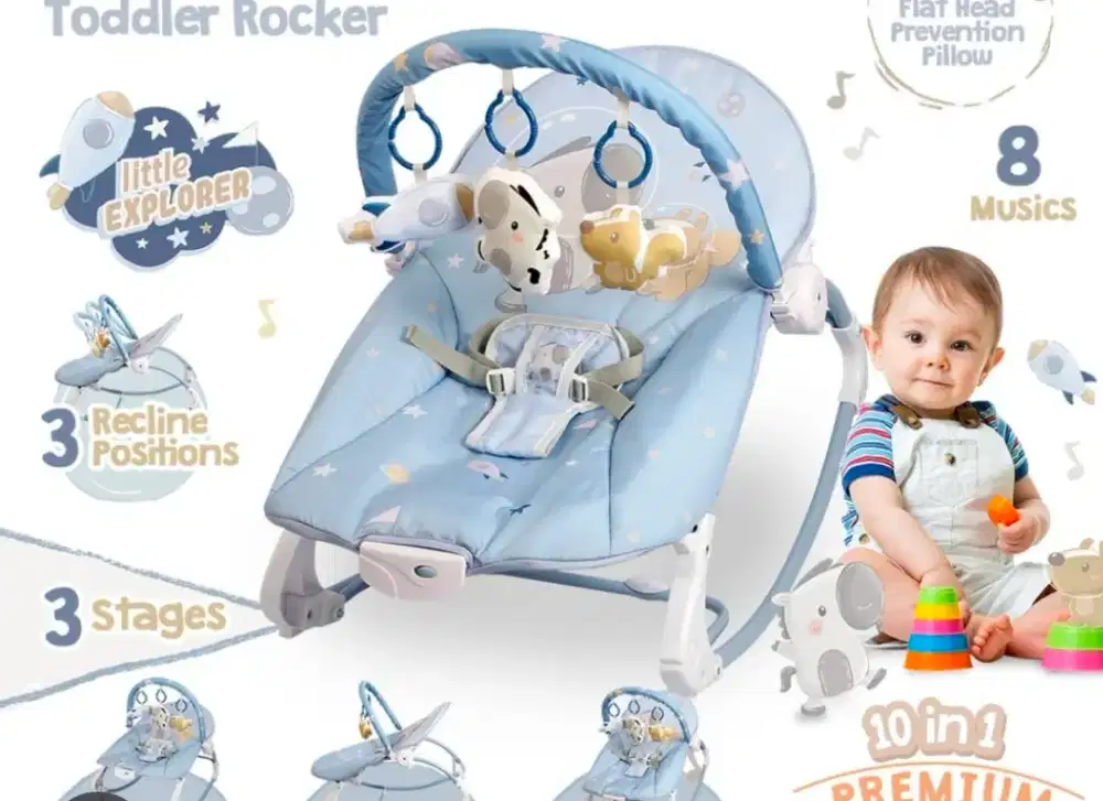 Bouncer baby sugar baby rocker premium
