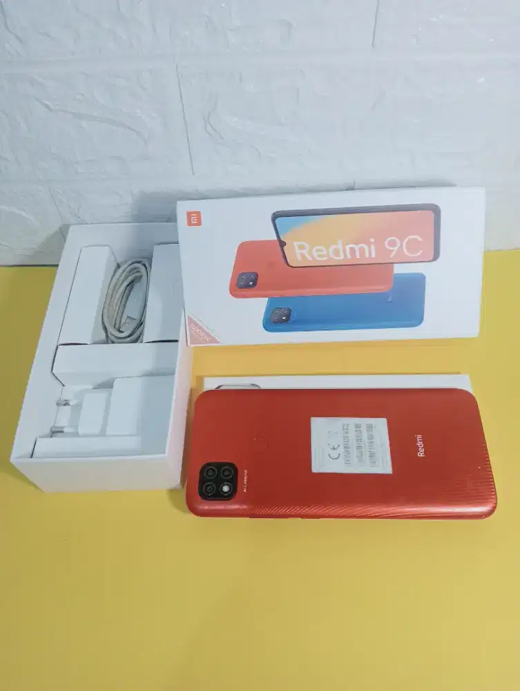 Redmi 9c ram 4/64 4g Lte lengkap