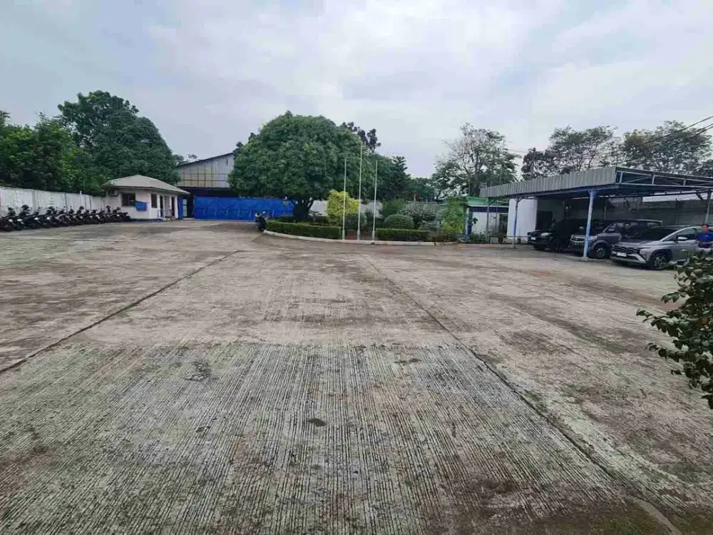 Pabrik + Gudang +office LT 7305 LB 4300 strategis akses kontainer pinggir jalan raya purwakarta dekat pintu keluar TOL cikampek