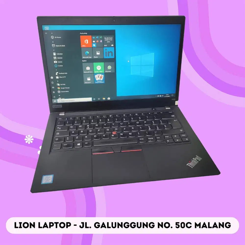 RAM 16GB i5 Gen 8 SSD 256GB Lenovo Thinkpad T490 [11|06]