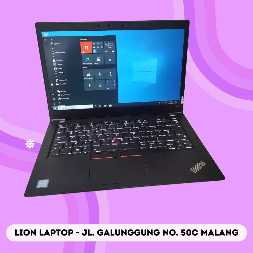 RAM 8GB Core i5 gen 8 Lenovo Thinkpad T480s SLIM [11|06]
