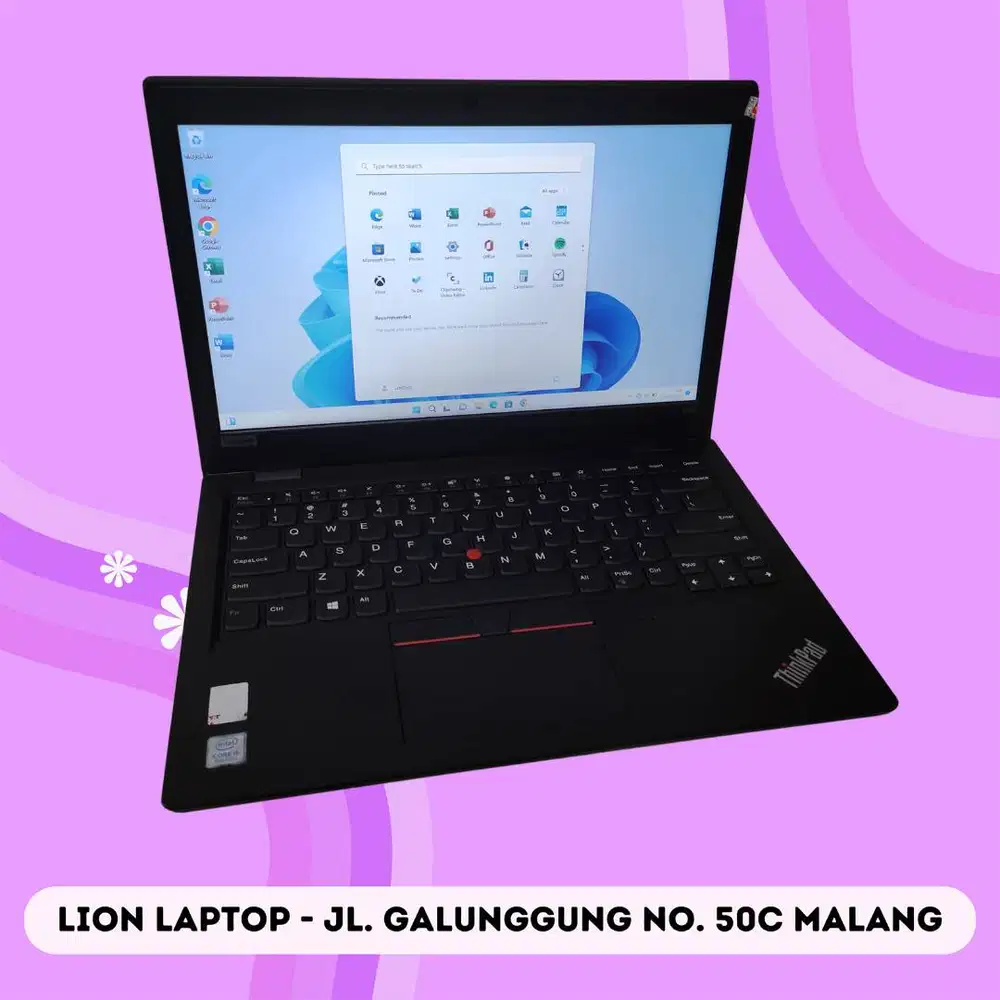 Core i5 Gen 8 RAM 8GB SSD 256GB Lenovo Thinkpad L390 [11|06]