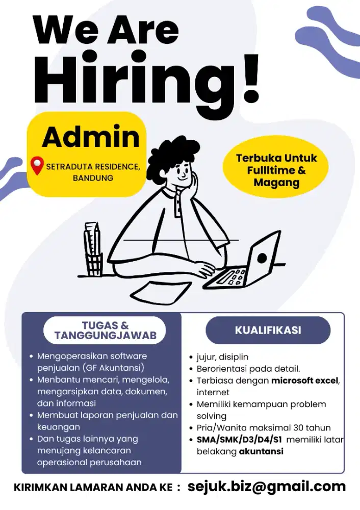 Lowongan Kerja : Admin