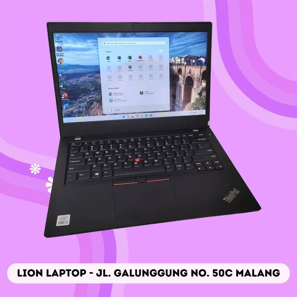 i5 Gen 10 Murah RAM 8GB SSD 256GB Lenovo Thinkpad L14 [11|06]