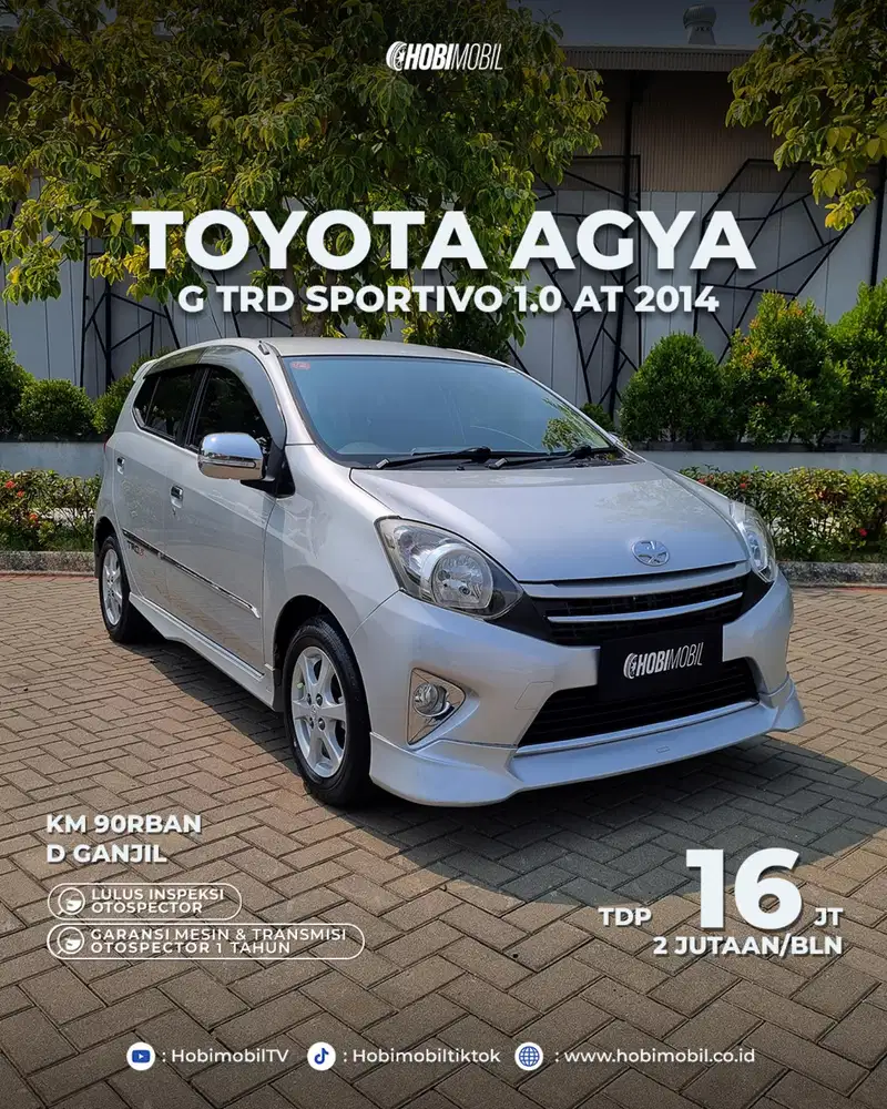 AGYA G TRD Sportivo 1.0 AT thn 2014
