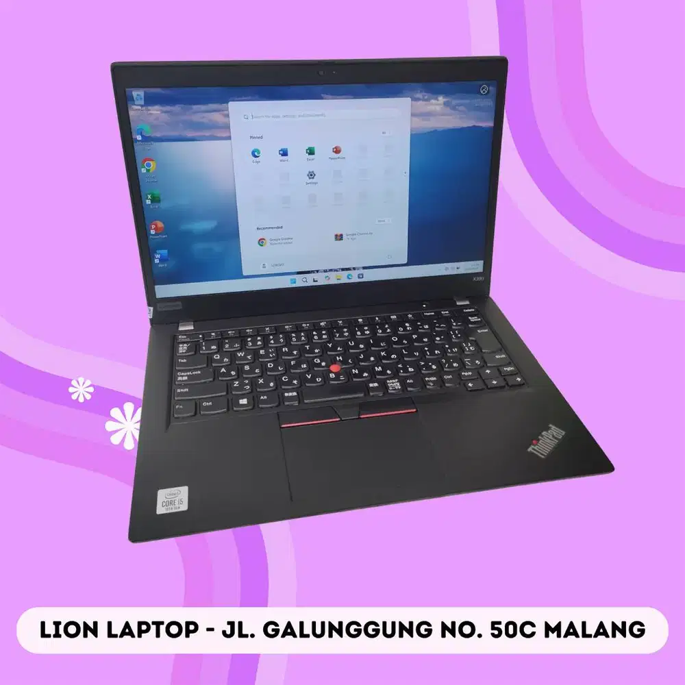 i5 GEN 10 Murah RAM 8GB Lenovo Thinkpad X390 [11|06]