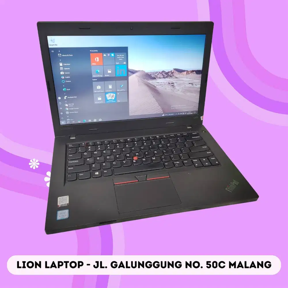 Double VGA Core i5 RAM 8 SSD Lenovo Thinkpad L470 [11|06]