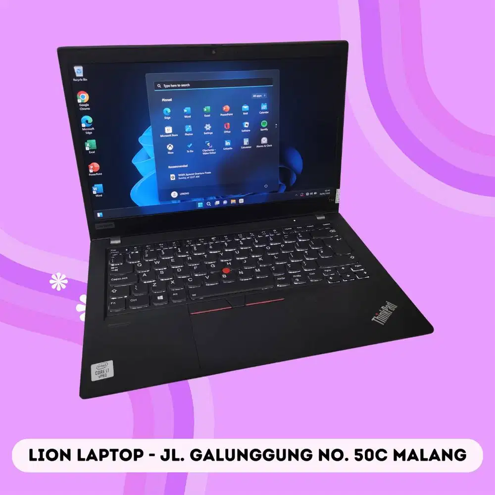 RAM 16GB i7 Gen 10 SSD 256GB Lenovo Thinkpad T14 gen 1 [11|06]