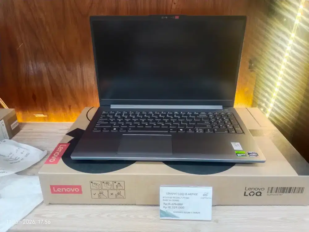 Kredit Laptop Lenovo LOQ 15, Cicilan tanpa DP, syarar Cukup KTP