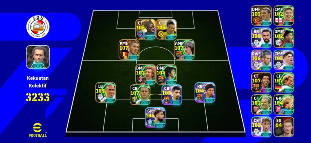 DI JUAL AKUN EFOOTBALL AMAN DAN TERPERCAYA 100%