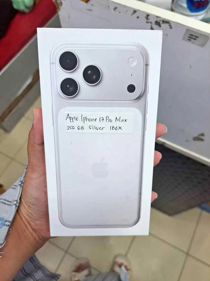 IPhone 17 Pro Max 256GB Silver New Segel Garansi IBox