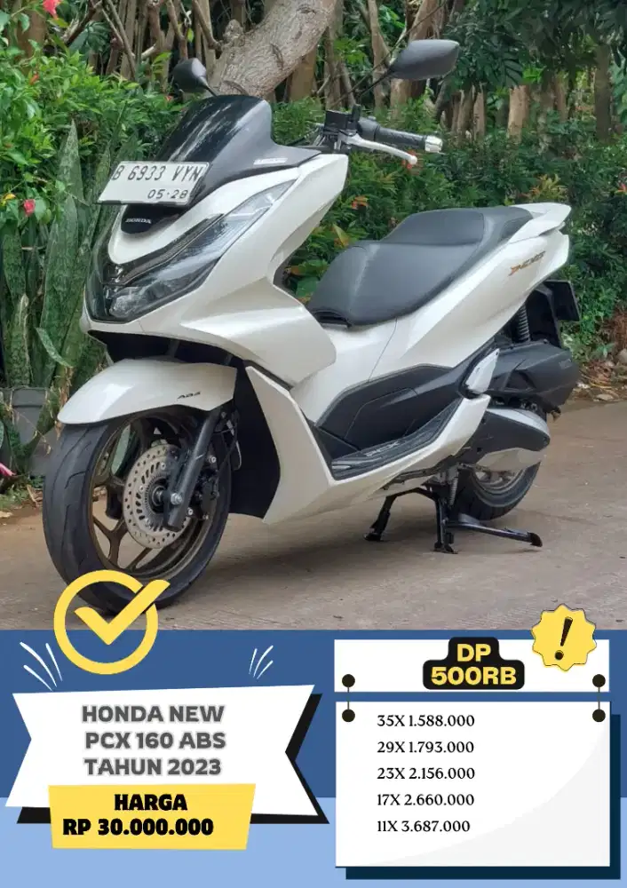 Dp 500rb Honda New PCX 160 ABS Tahun 2023