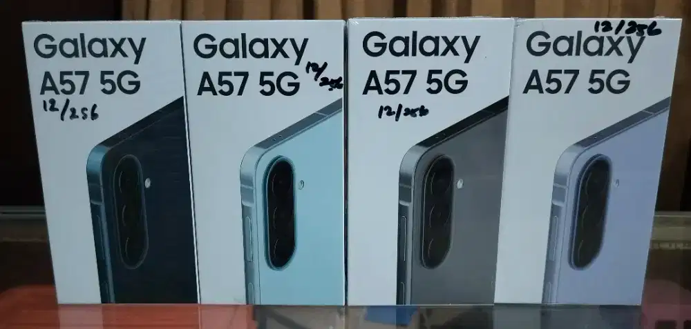 New Samsung Galaxi A57-12/256 5G Garansi Resmi Tahun