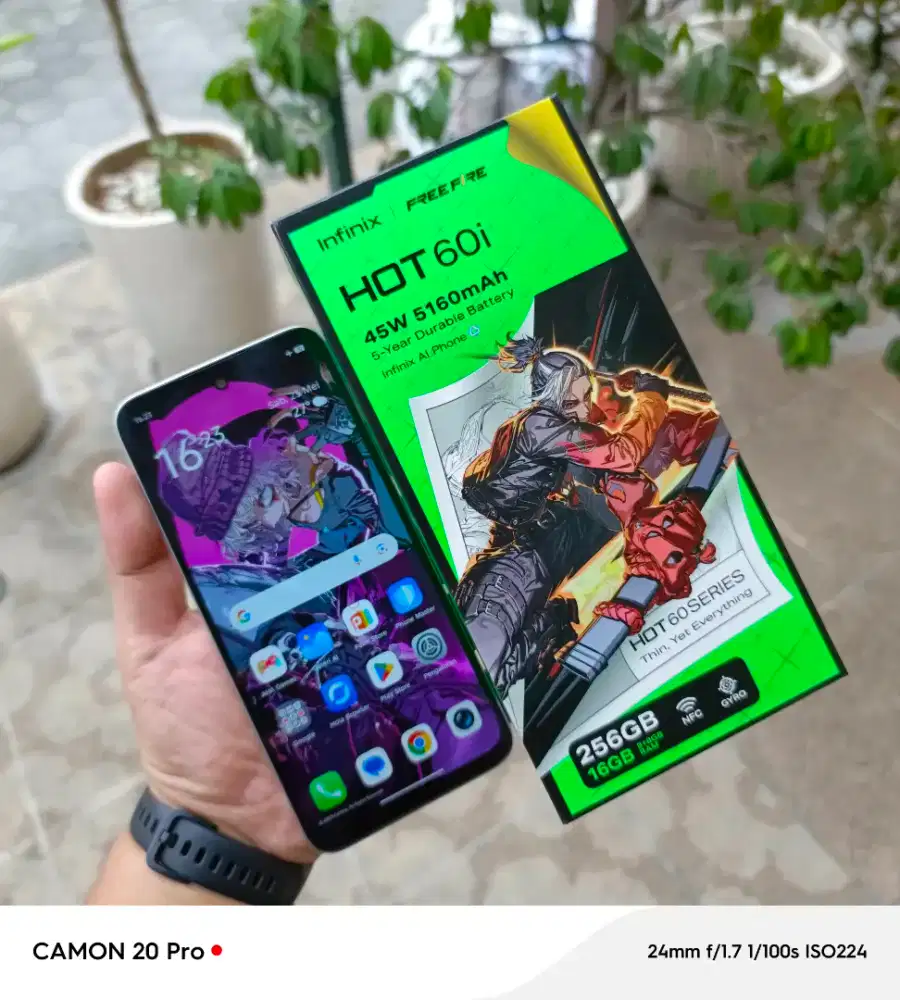 Infinix Hot 60i 8/256GB masih garansi resmi panjang