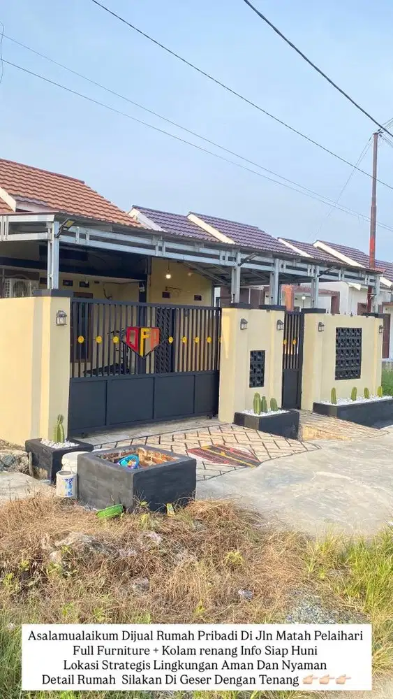 Dijual Rumah Full Furniture + Kolam Renang Bisa dijadikan Villa
