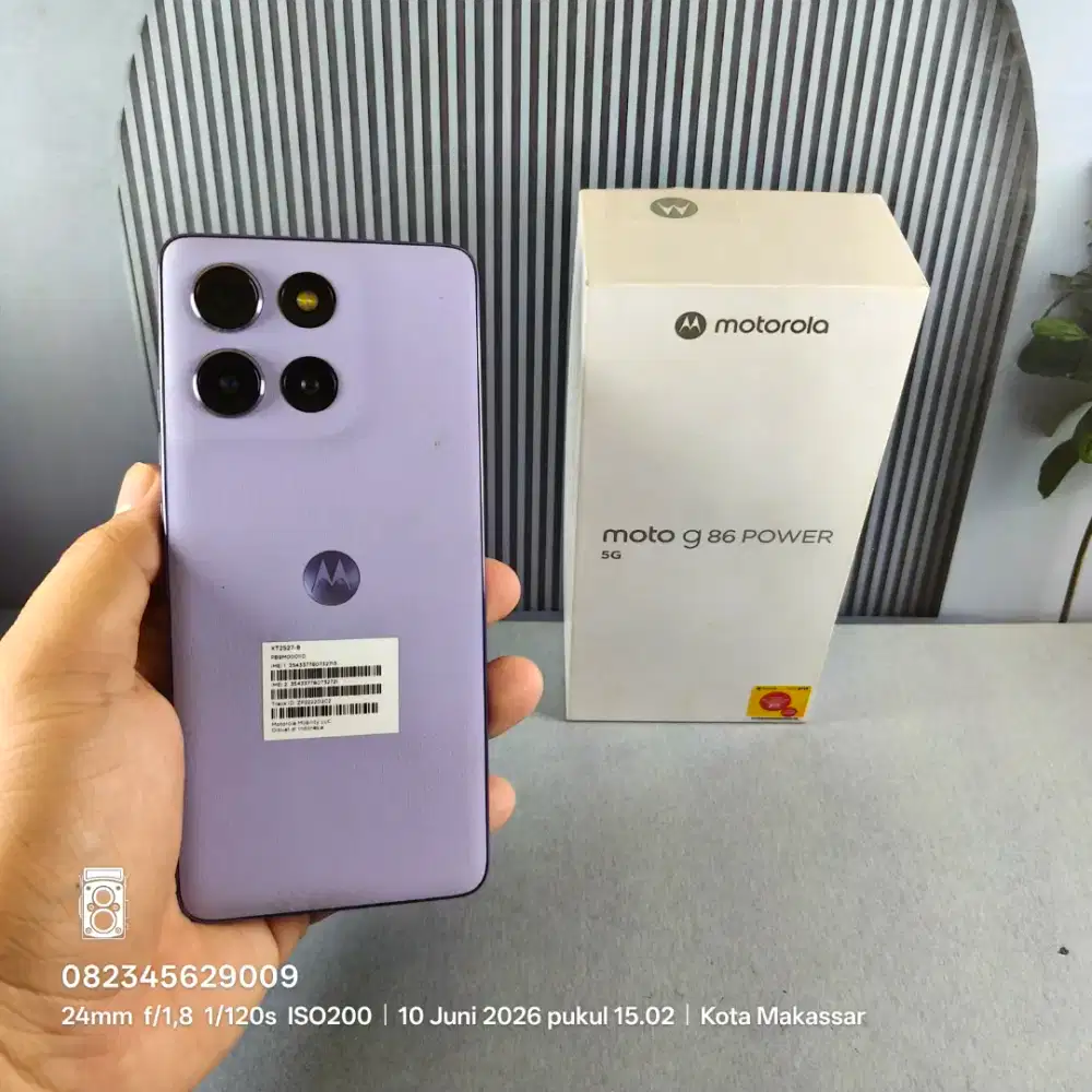Motorolla g86 power 5g 8/256 gb seperti baru