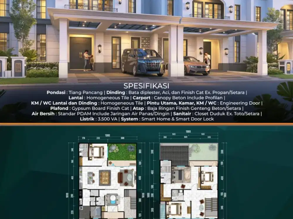 RUMAH CASLANO 10 X 18
