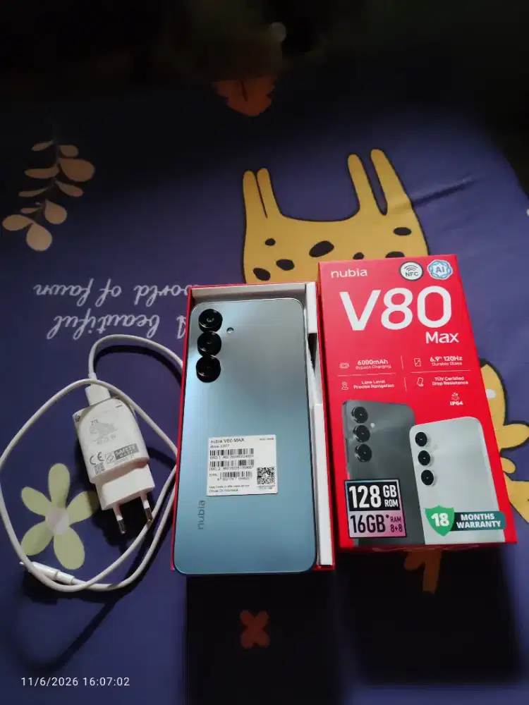 nubia v80 max ram 8/128