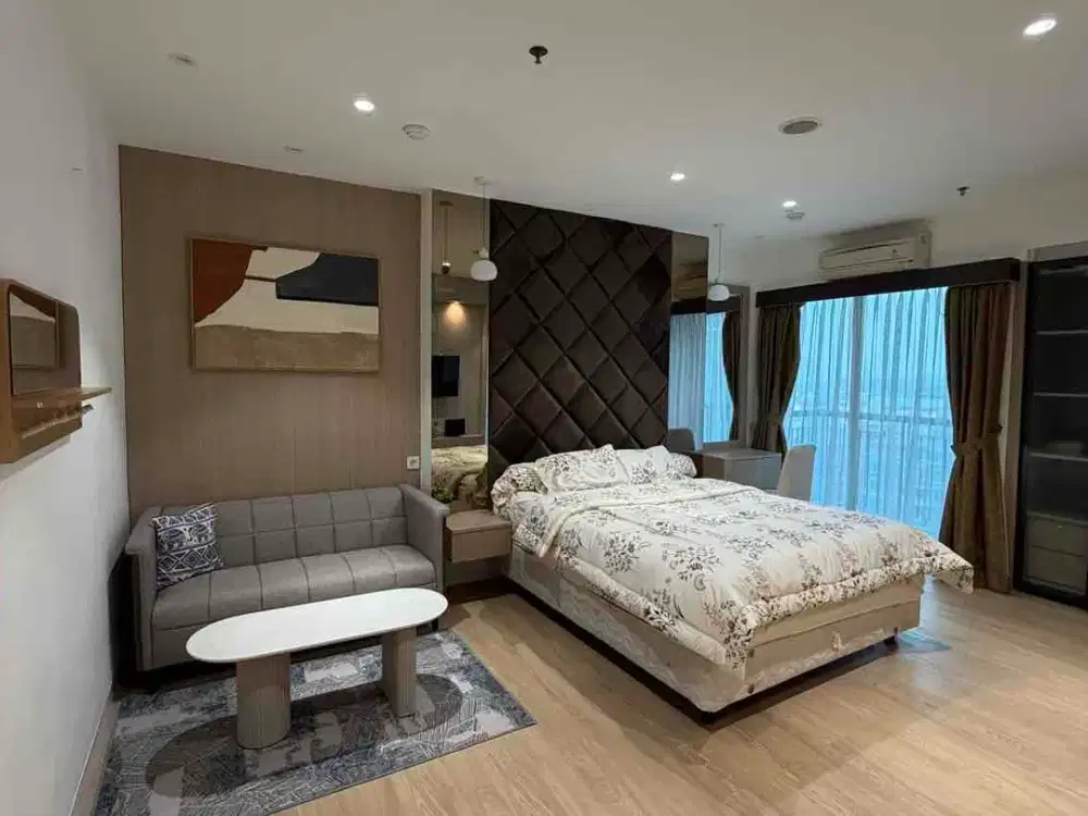 Dijual Apartemen City Home Mall Of Indonesia Studio furnish Siap pakai Lantai Rendah