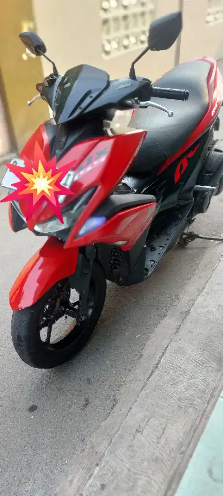 Yamaha aerox merah pajak on panjng