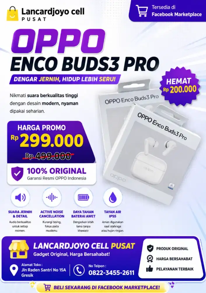 Promo Cashback 200rb, Sekarang Hanya 299.000 Saja
