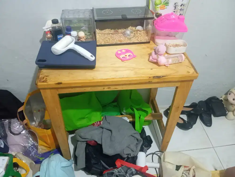 Meja kayu 2 pieces