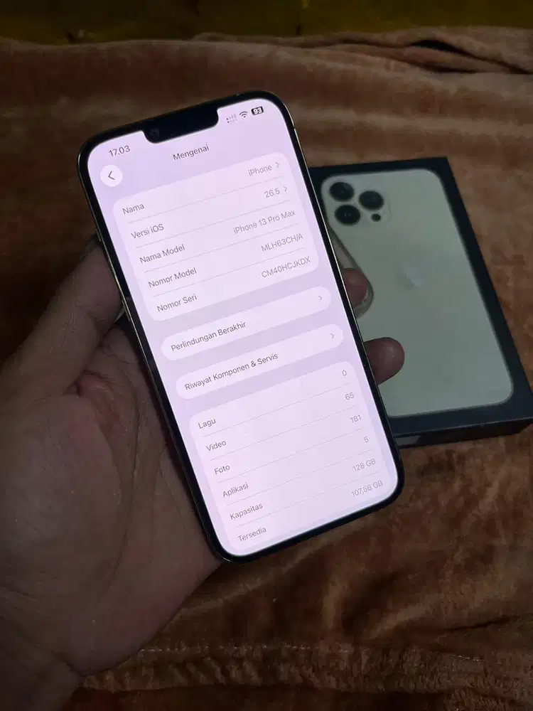 Iphone 13 pm 128 gb dual sim resmi beacukai