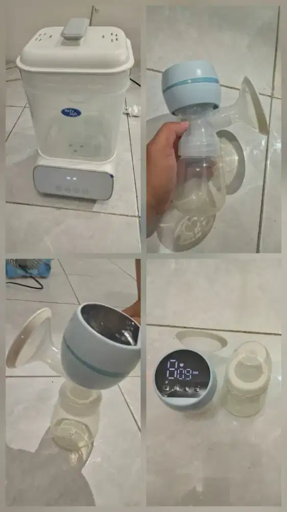 Pumping dan steril botol dot baby safe