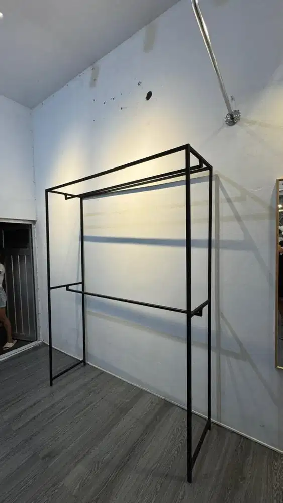 Rak Gantungan Baju ukuran besar 2 x 1 meter bahan baja ringan