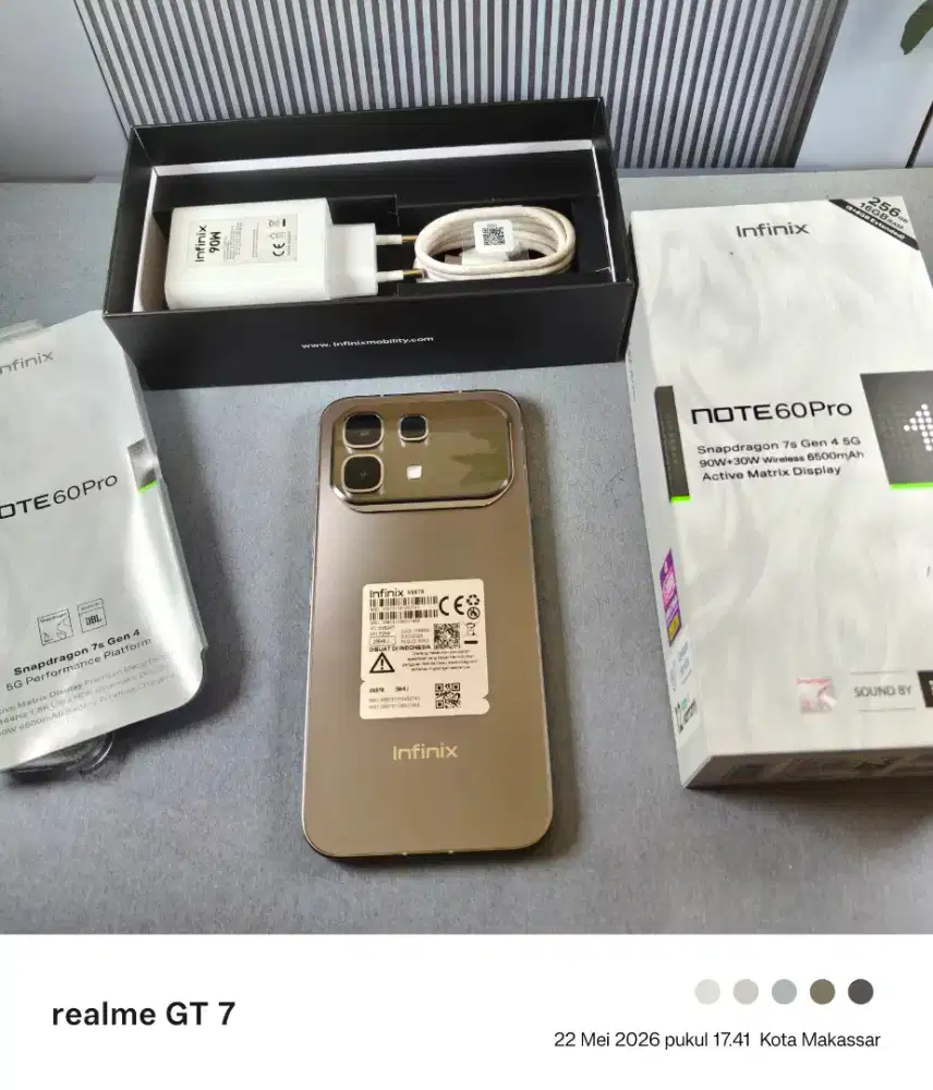 Infinix note 60 pro ram 24/256 gb mulus like new segel