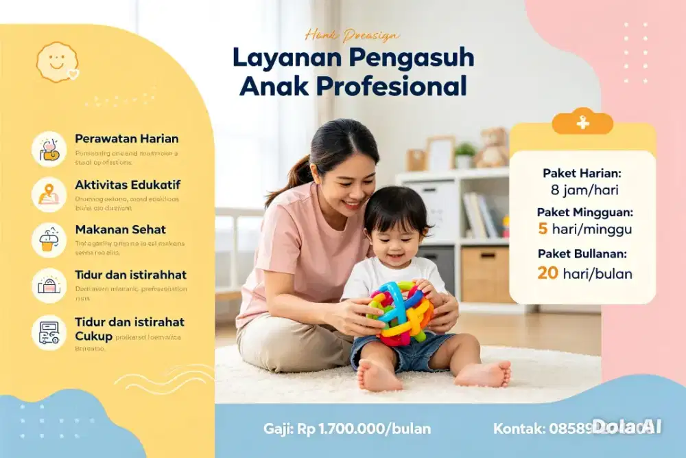 Pengasuh anak umur 3,5 tahun