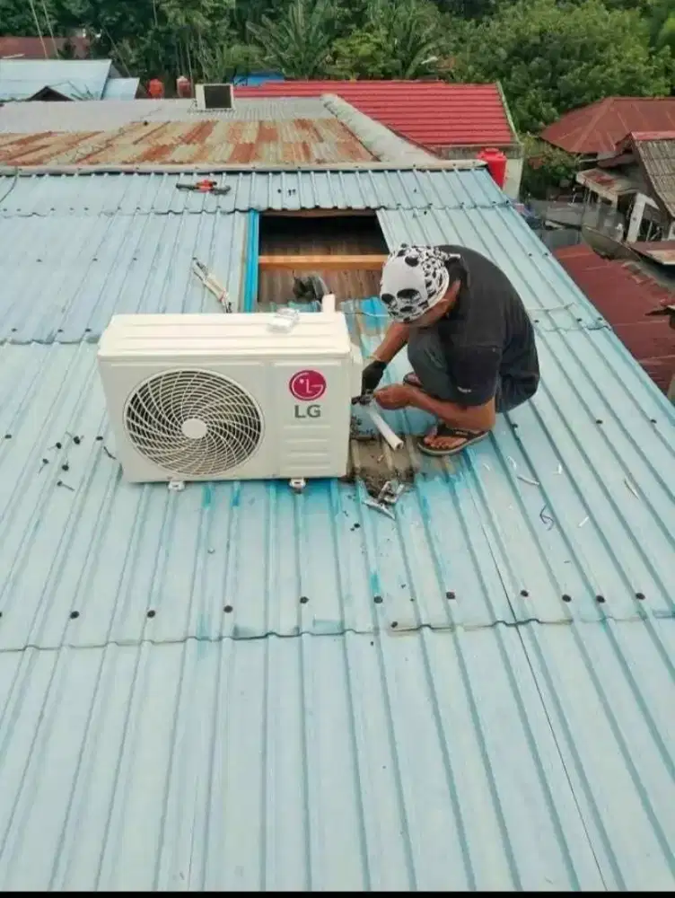 Bongkar pasang Ac, cuci ac, servis ac, Tambah/isi ulang freon, vakum
