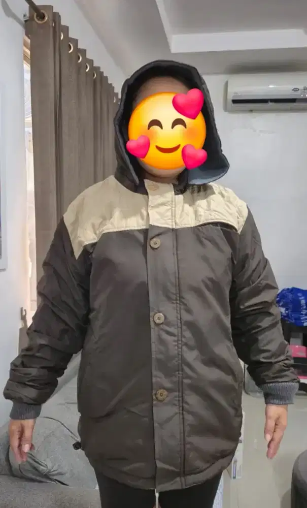 Preloved Jaket Tebal Wanita Bolak Balik