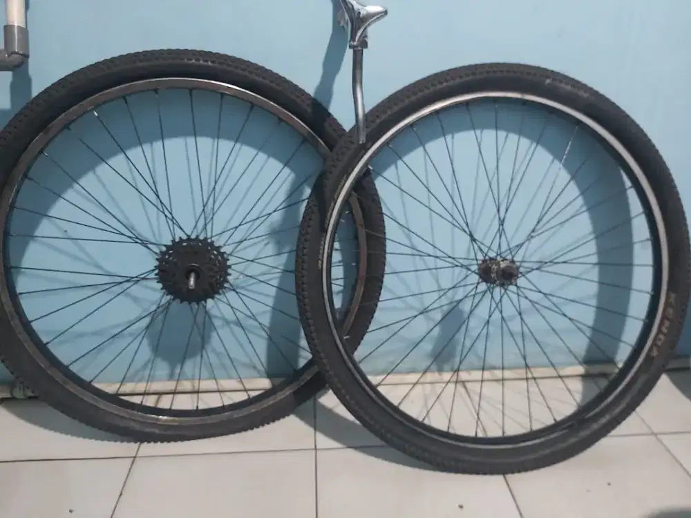 Wheelset 26 plus ban luaarr ajaa 'Kenda' uk 26 msih ok