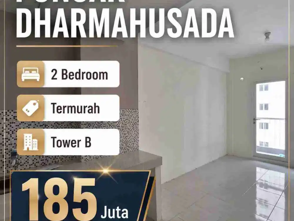 Dijual Apartemen Puncak Dharmahusada dekat Unair C