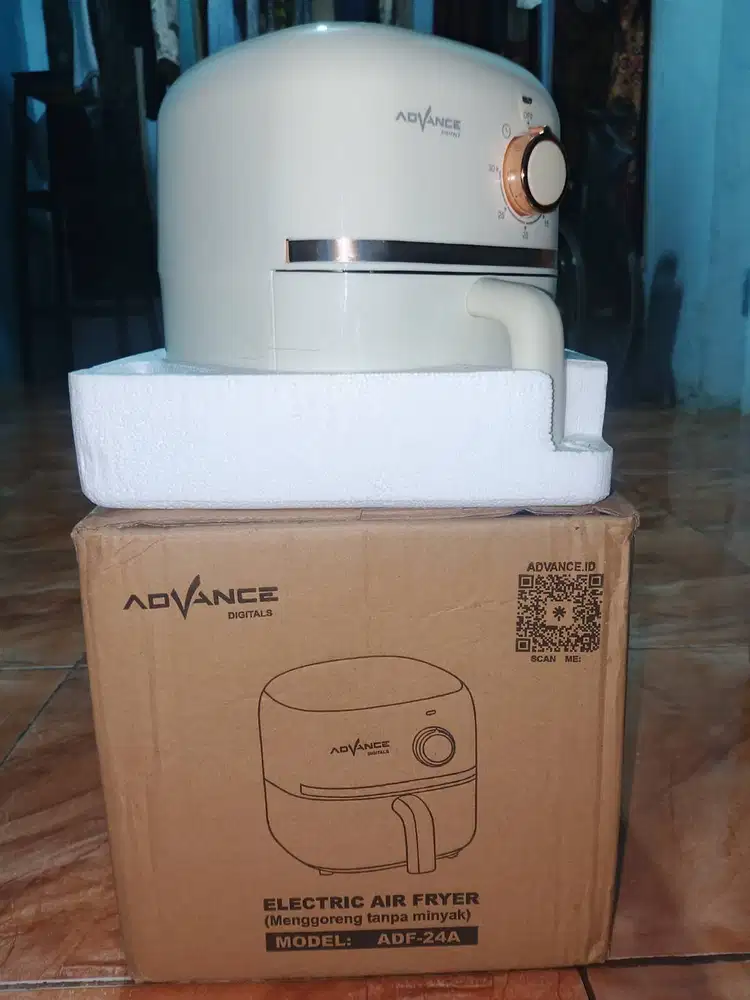 Air Fryer Advance 4L Baru Lengkap Dus