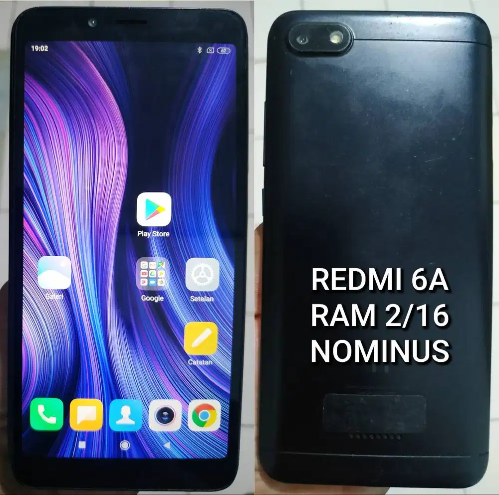 Wea: O8I2I2-885-OO7 Redmi 6A RAM 2/16 nominus batangan cod kranji