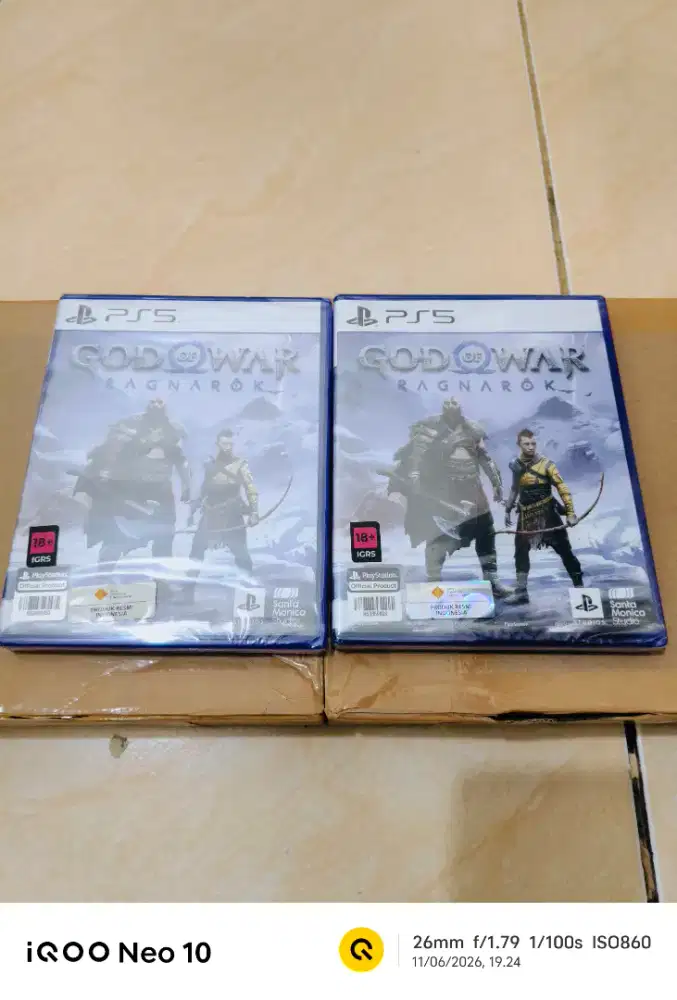 NEW 100% | Kaset BD PS5 RAGNAROK God Of War | Region 3 Asia Game