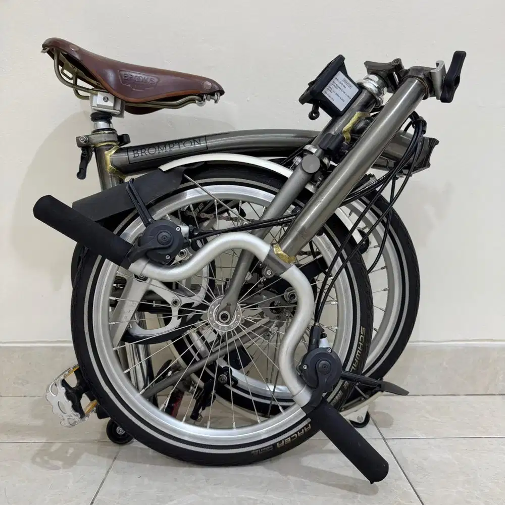 BROMPTON M6Lx RAW LACQUER 2020 - TITANIUM SUPERLIGHT